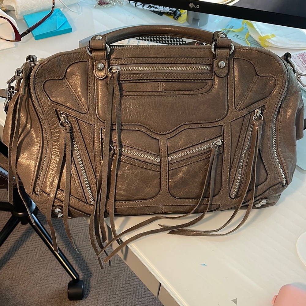 Satchel Rebecca Minkoff taupe